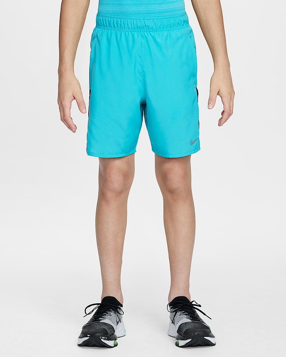 Shorts de entrenamiento para niño talla grande Nike Dri-FIT Challenger - Cactus empolvado/Negro