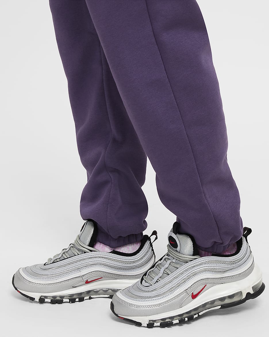 Nike Sportswear joggingbroek van fleece voor meisjes - Dark Raisin