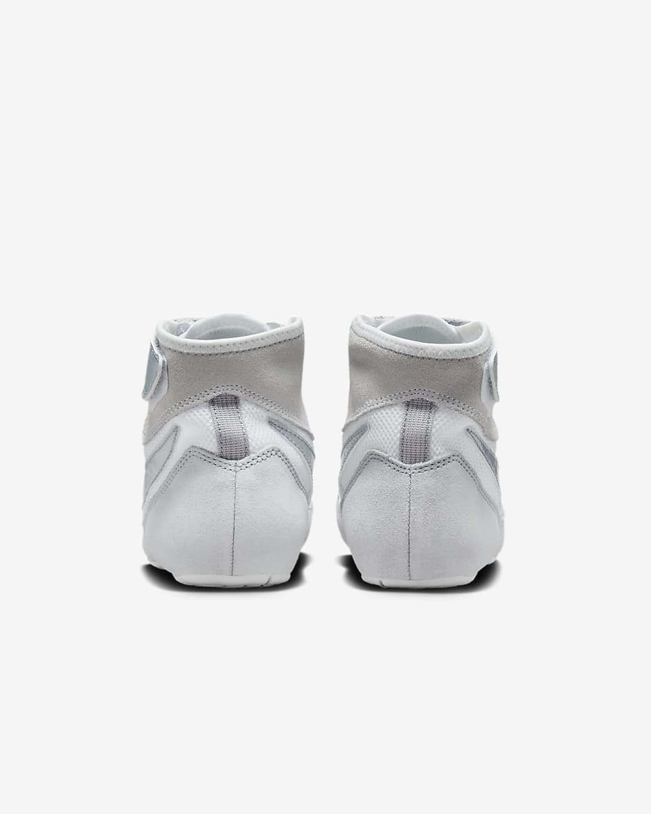 Tenis de lucha para niños grandes Nike SpeedSweep 7 - Blanco/Plata metalizado/Plata metalizado