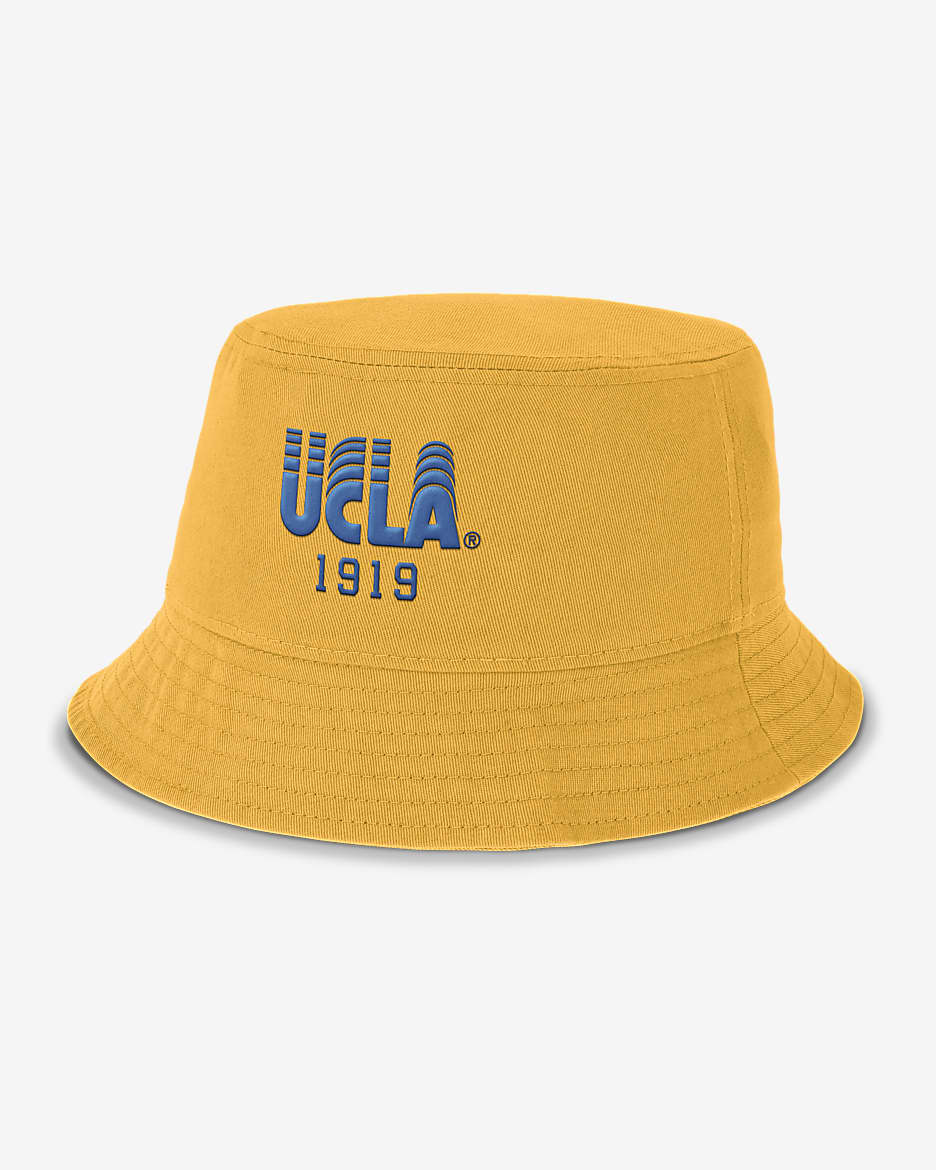 UCLA Bruins Legacy Apex Men's Nike College Bucket Hat - Gold