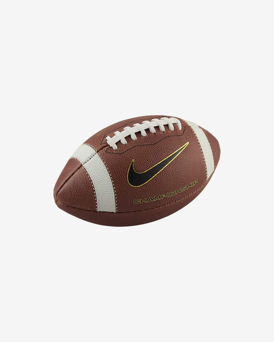 Nike Championship Football - Brown/White/Metallic Gold/Black