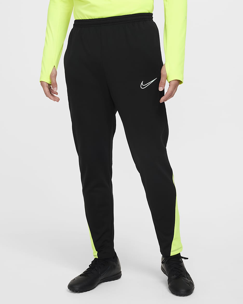 Nike Academy Winter Warrior Men's Therma-FIT Soccer Pants - Black/Volt