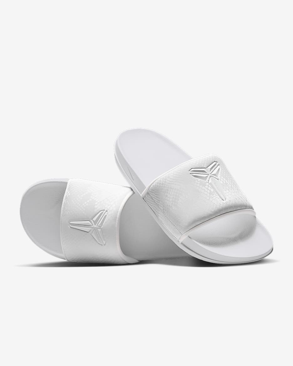 Kobe Offcourt Men's Slides - White/White