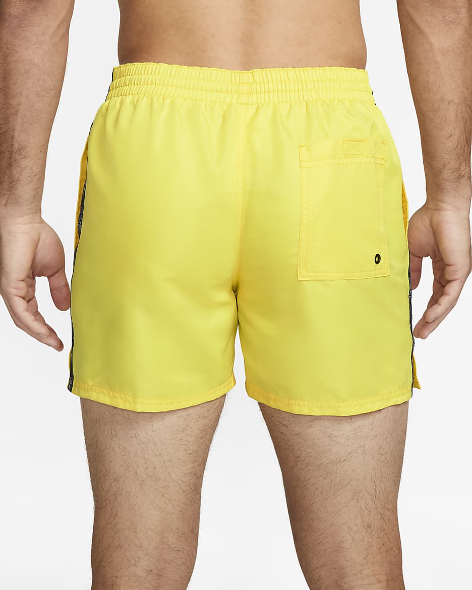 Traje de baño tipo short de voleibol de 13 cm para hombre Nike - Limón