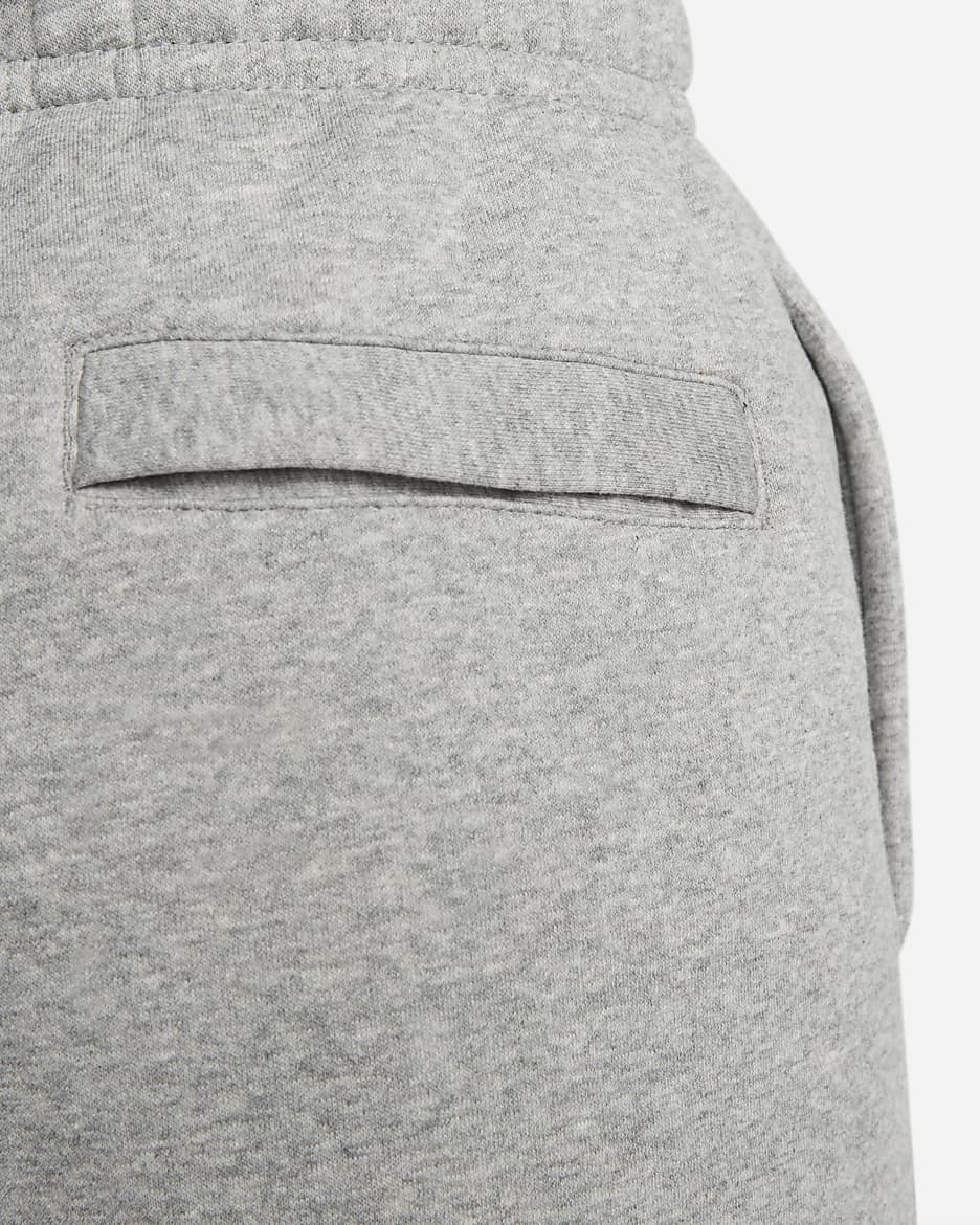 Nike Sportswear Club Fleece Joggers - Dark Grey Heather/Matte Silver/White