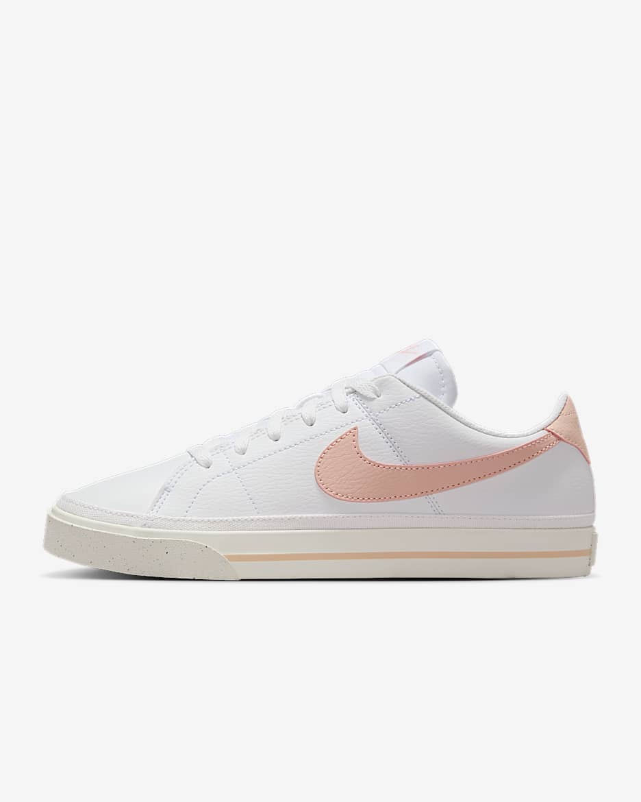 Tenis para mujer Nike Court Legacy Low Next Nature - Blanco/Vela/Coral lavado