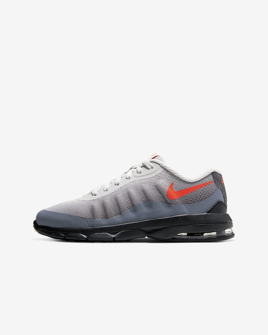 Nike Air Max Invigor Younger Kids' Shoes - Dark Grey/Vast Grey/Off-Noir/Bright Crimson
