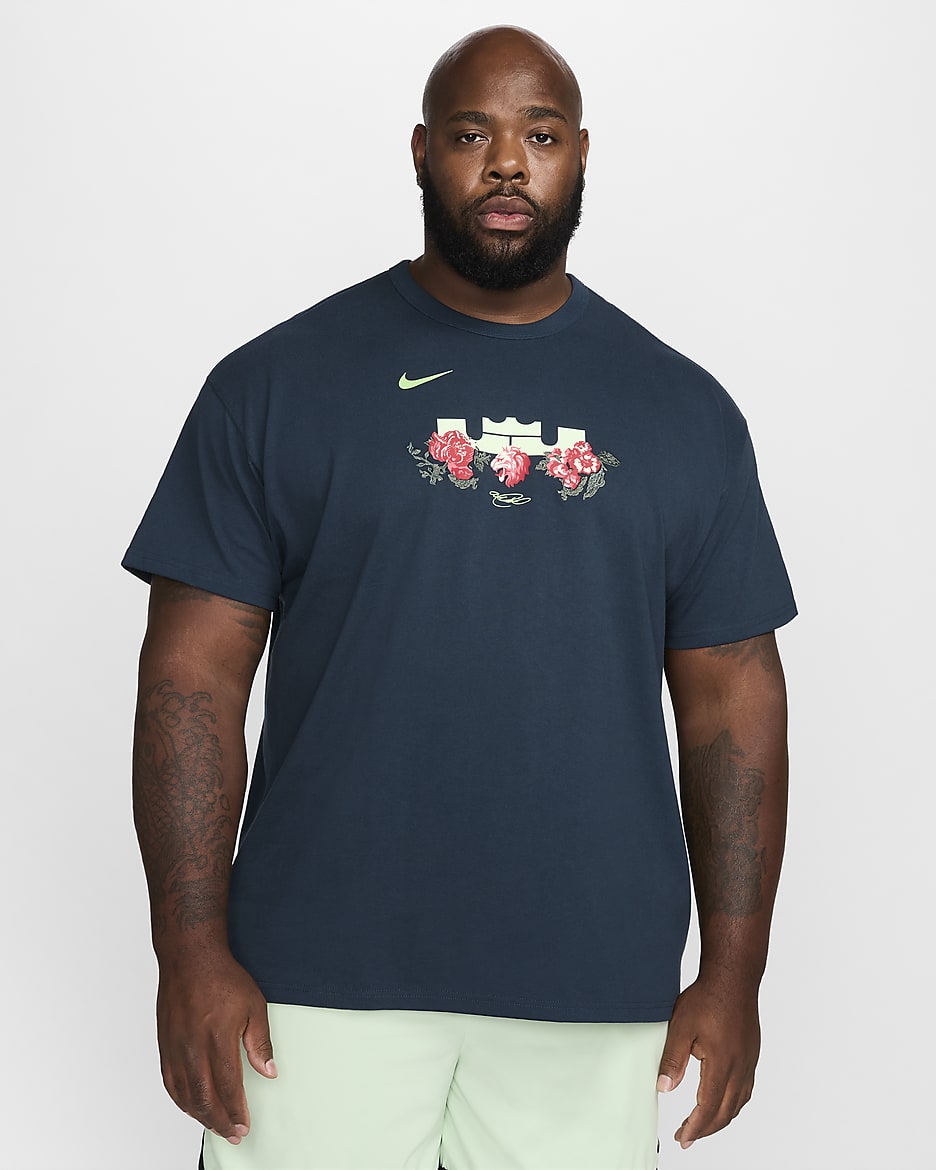 T-shirt de basket LeBron Max90 pour homme - Armory Navy