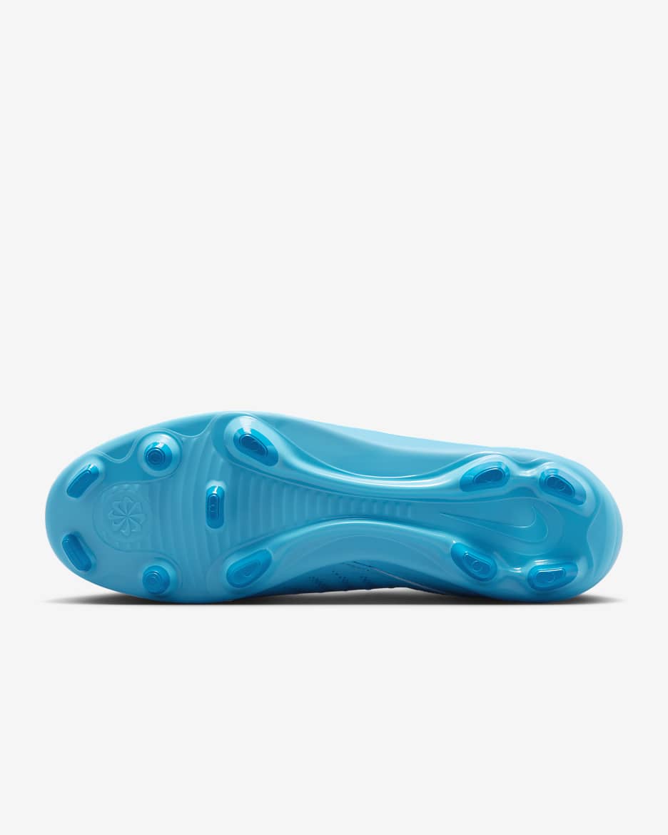 Korki piłkarskie typu low top na różne typy nawierzchni Nike Phantom GX 2 Club - Blue Fury/Biel