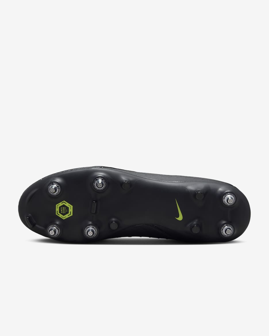 Chaussure de foot à crampons basse pour terrains gras Nike Phantom GX 2 Academy - Noir/Deep Jungle/Noir