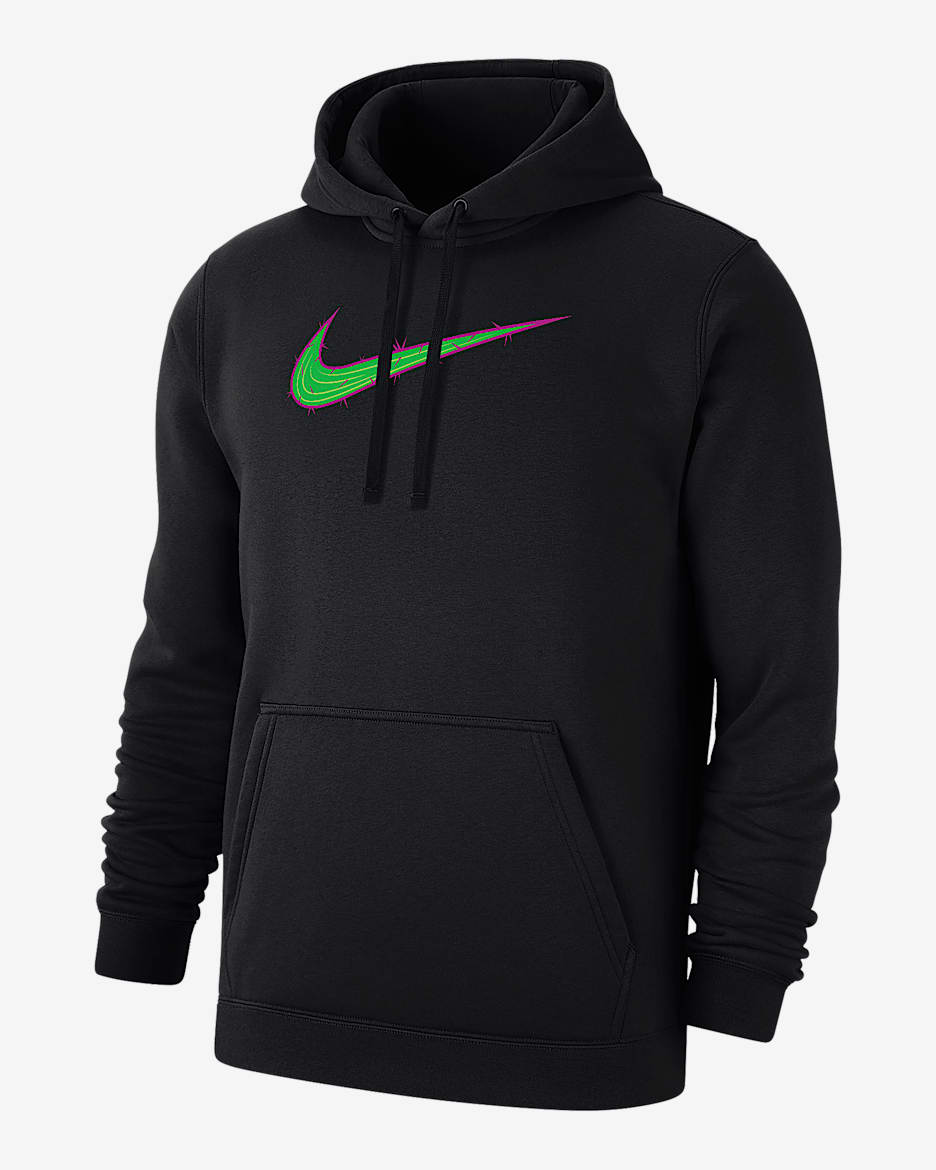 Sudadera con gorro sin cierre de golf de tejido Fleece para hombre Nike Club - Negro