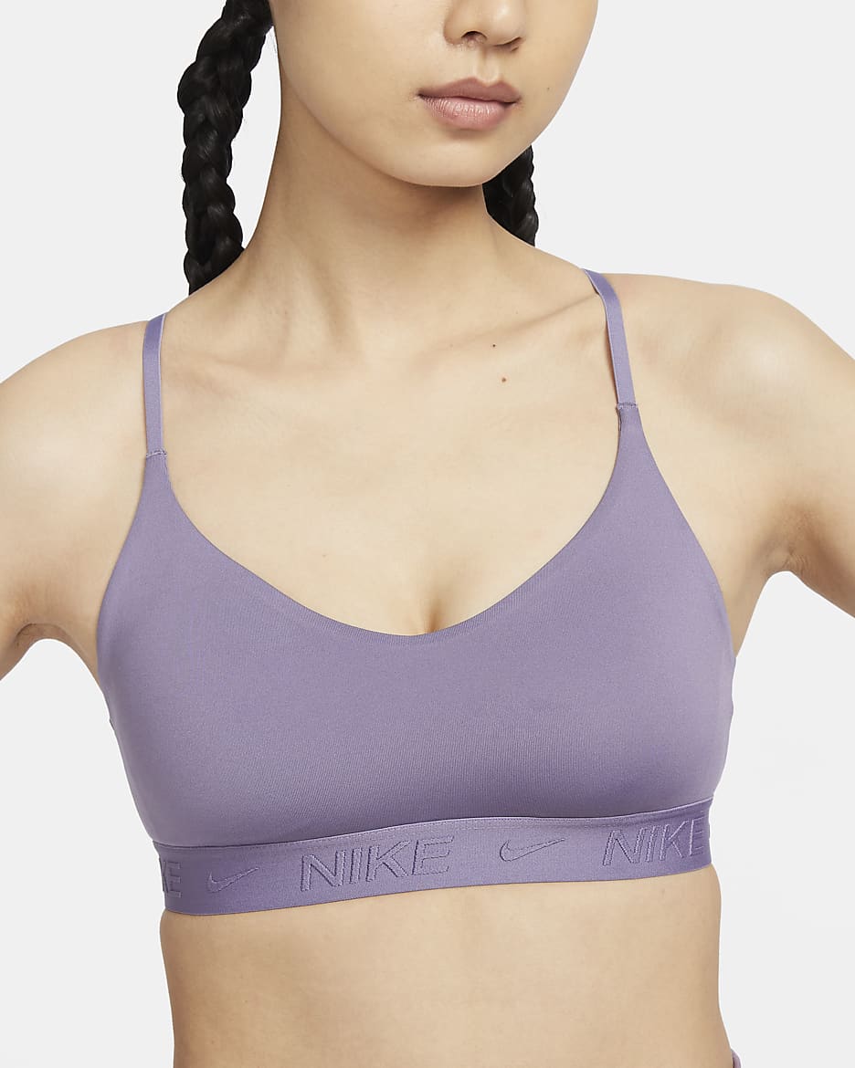 Nike Indy Light-Support Women's Padded Adjustable Sports Bra - Daybreak/Daybreak