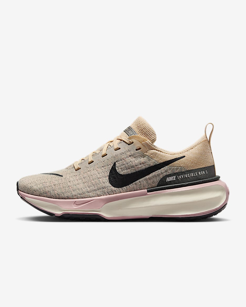Nike Invincible 3 Premium Women's Road Running Shoes - Sand Drift/Pink Oxford/Light Soft Pink/Anthracite