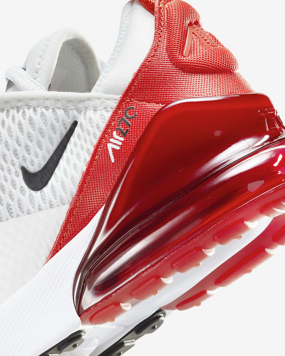 Max 270 Junior White And Red Nike Air Max 270 Junior In Black White