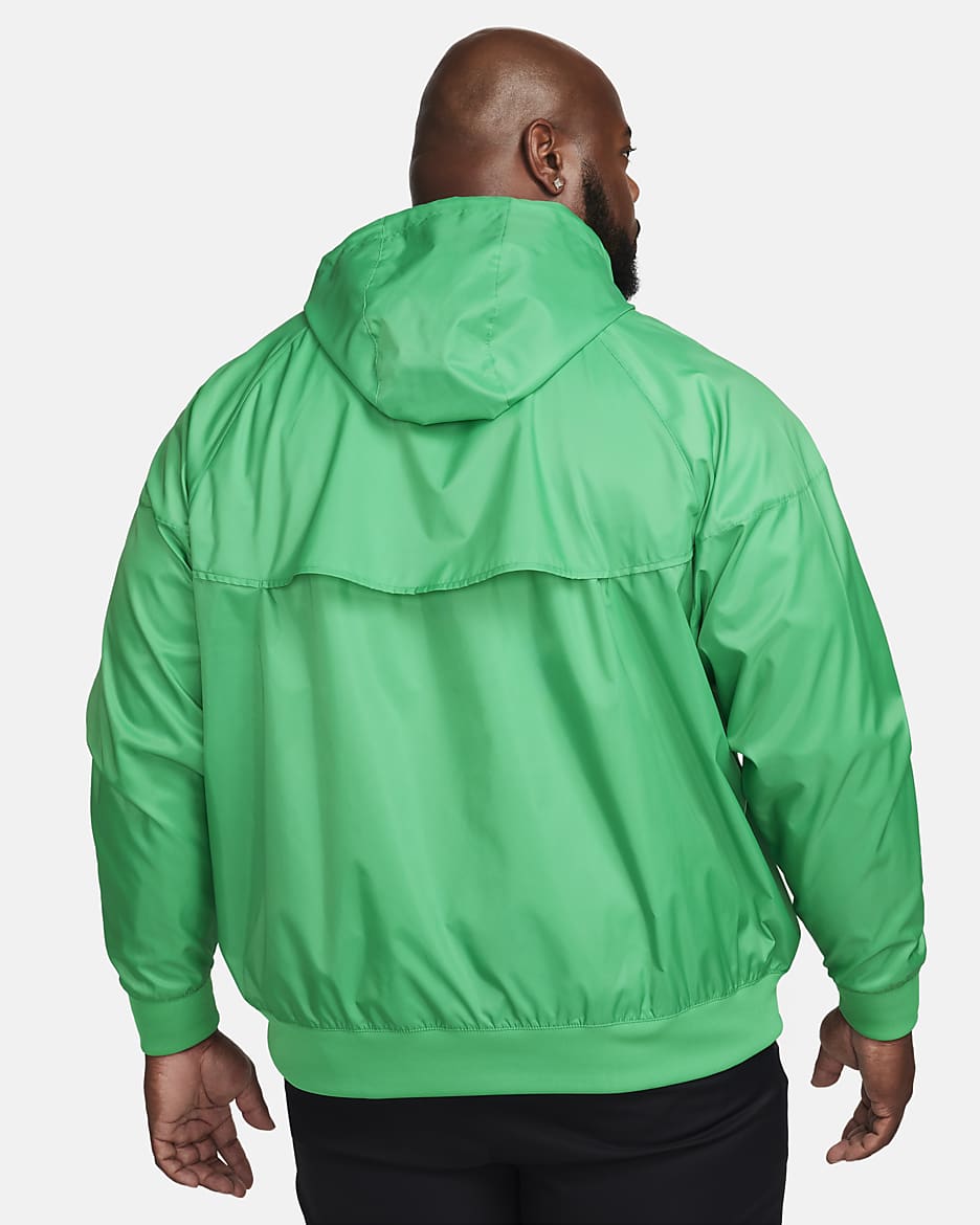 Giacca con cappuccio Nike Sportswear Windrunner - Uomo - Stadium Green/Nero