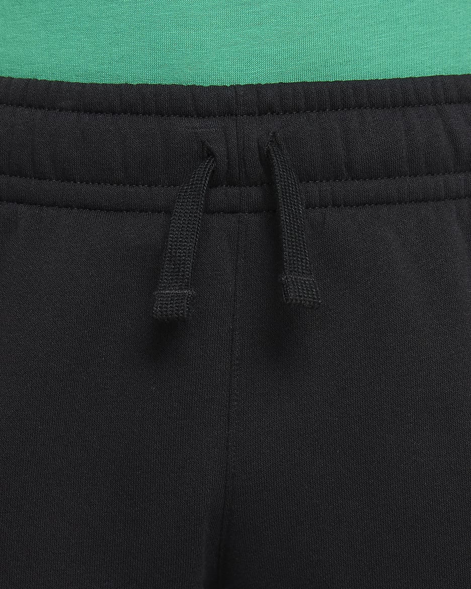 Nike Sportswear Amplify Big Kids' (Boys') Pants - Black/Light Smoke Grey/Light Green Spark/Green Strike