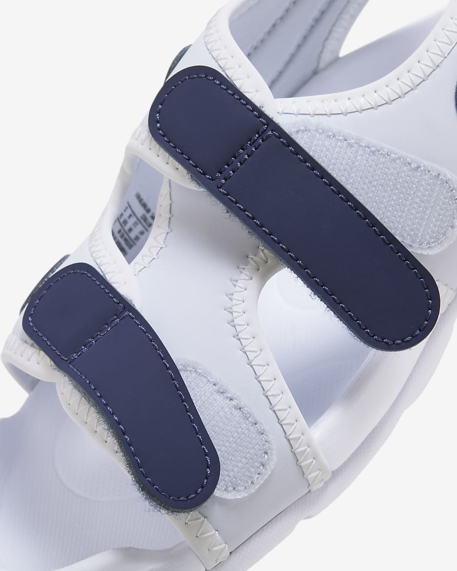 Nike Sunray Adjust 6 Older Kids' Slides - Football Grey/Summit White/White/Midnight Navy