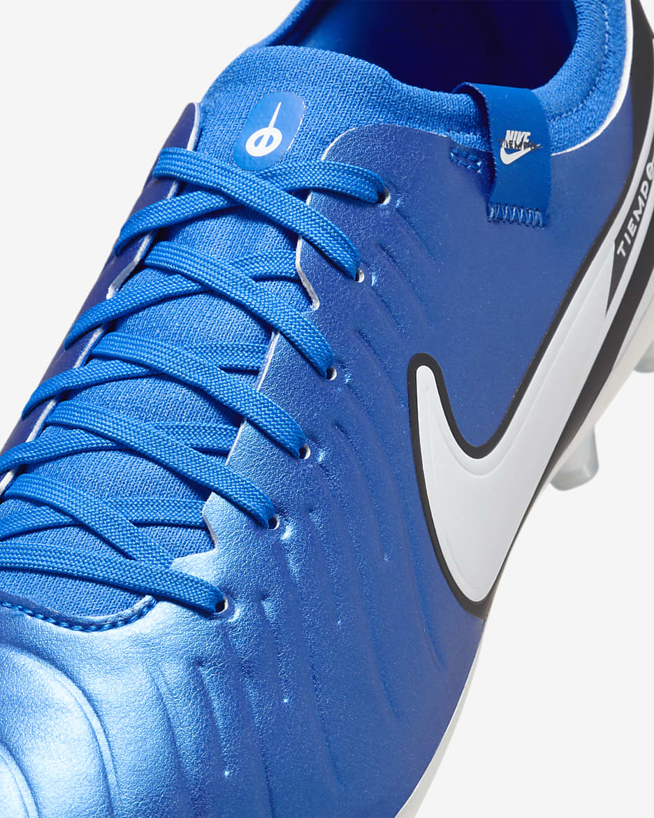 Nike Tiempo Legend 10 Pro Low-Top-Fußballschuh für Kunstrasen - Soar/Weiß