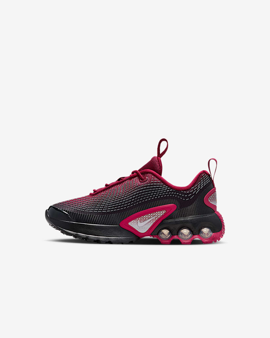 Nike Air Max Dn Little Kids' Shoes - Team Red/Black/Noble Red/White