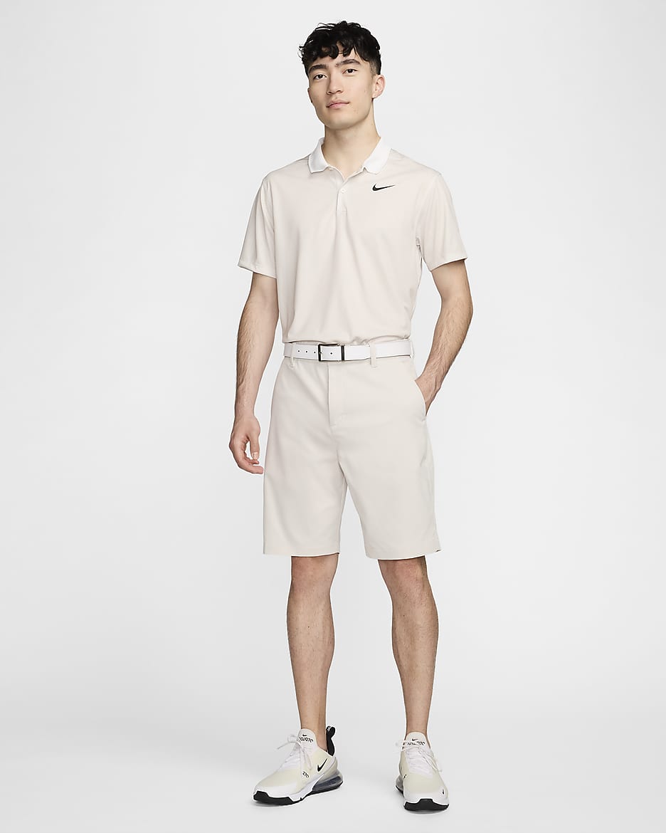 Nike Tour Men's 10" Chino Golf Shorts - Light Bone/Black