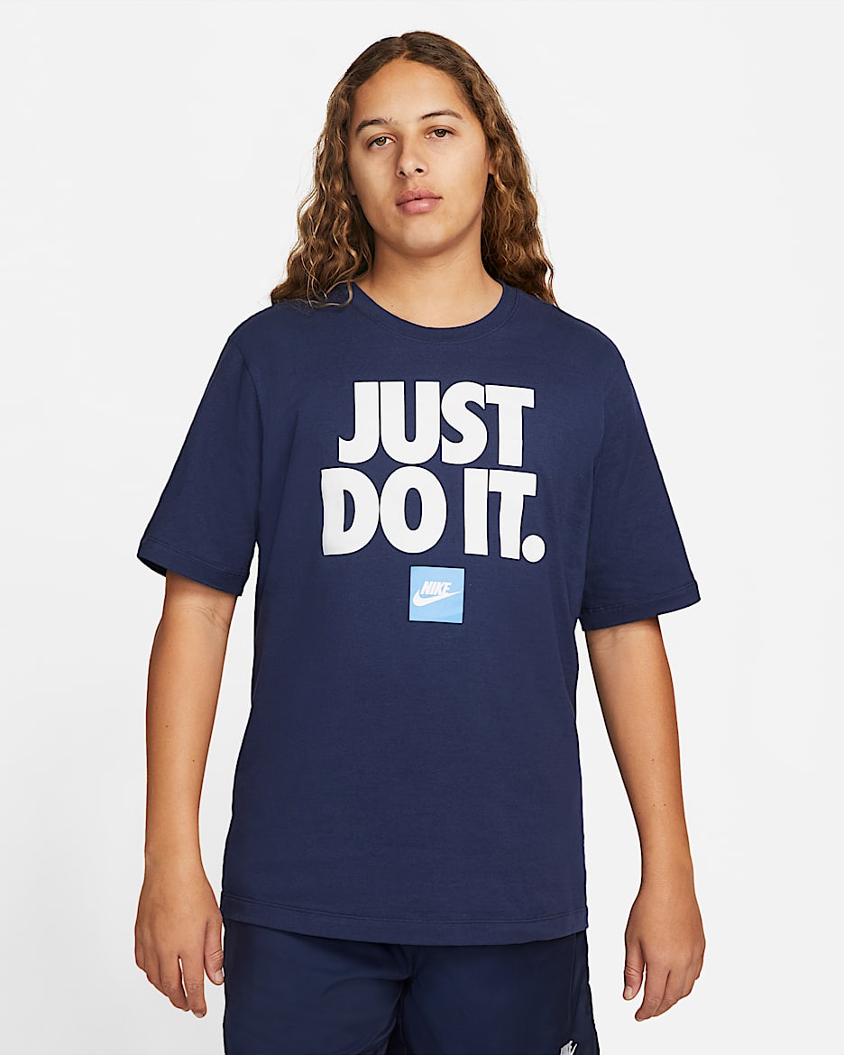 Playera para hombre Nike Sportswear - Azul marino medianoche