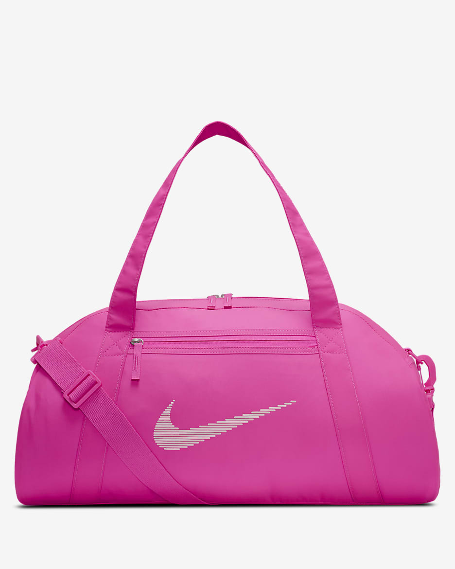 Nike Gym Club Duffel Bag (24L) - Laser Fuchsia/Laser Fuchsia/Medium Soft Pink