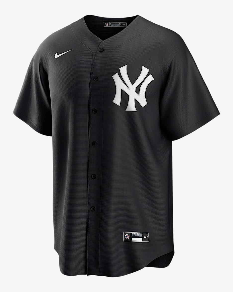 Anthony Volpe New York Yankees Men's Nike MLB Replica Jersey - Black