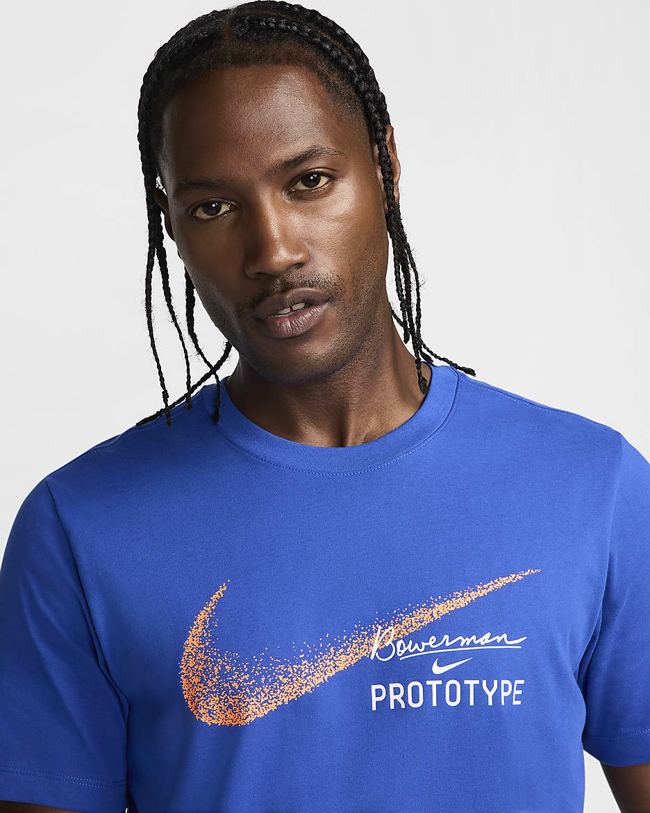 Nike Men's Dri-FIT Running T-Shirt - Game Royal