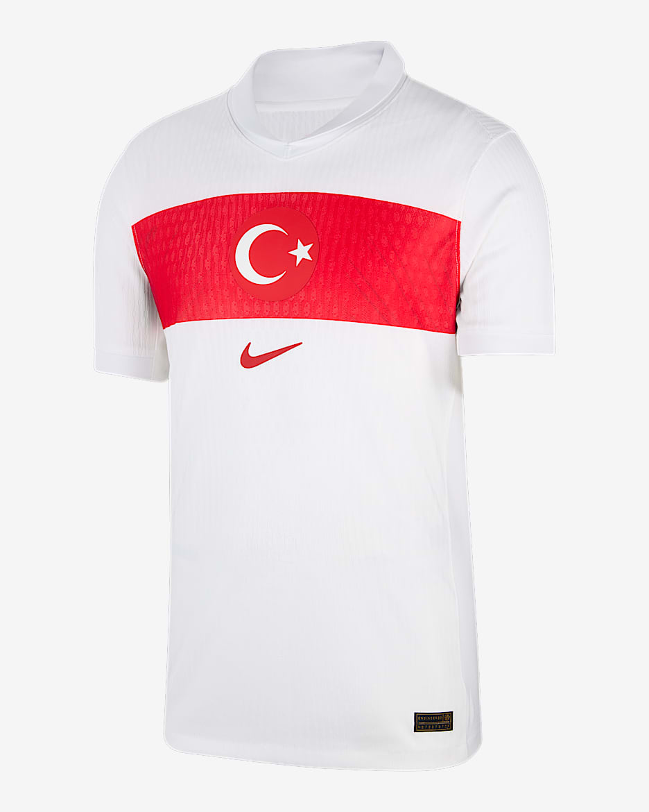 Maglia da calcio Nike Dri-FIT ADV Turchia 2024/25 Match da uomo – Home - Bianco/Sport Red/Sport Red