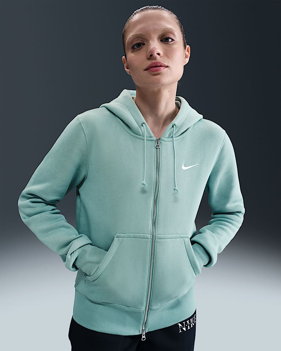 Nike Sportswear Phoenix Oversize-Fleece-Hoodie mit durchgehendem Reißverschluss (Damen) - Cannon/Sail
