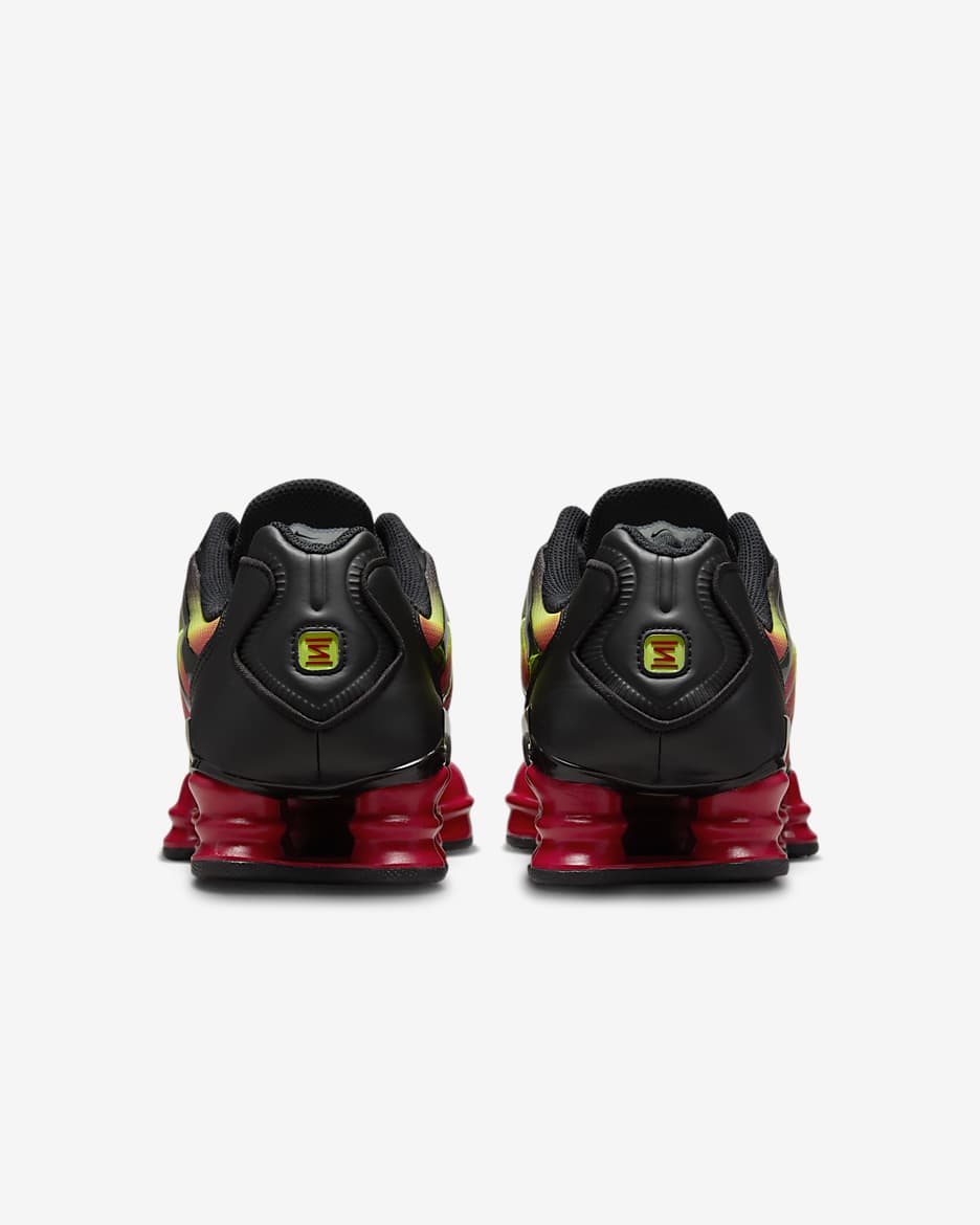 Nike Shox TL schoenen - Zwart/Volt/Fire Red/Zwart