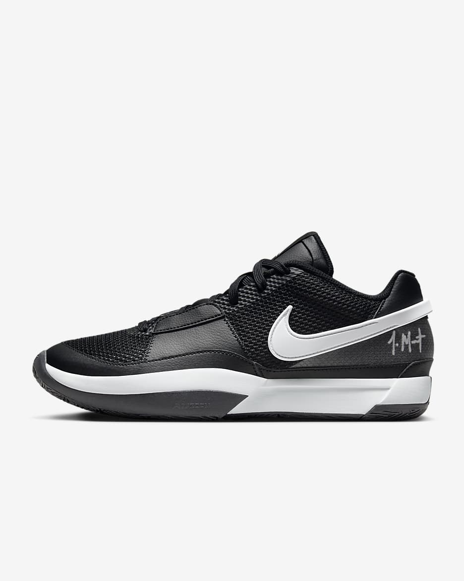 Ja 1 Basketball Shoes - Black/Black/White