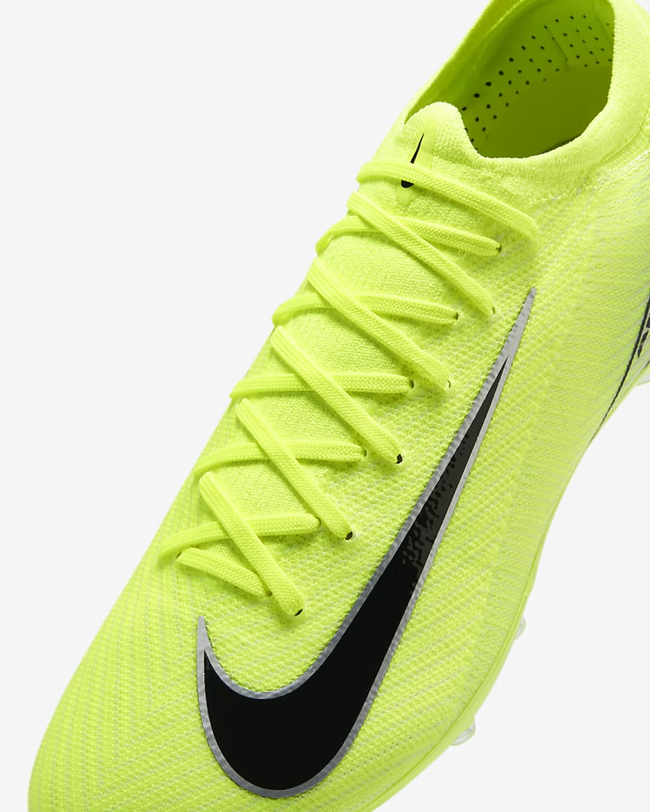 Nike Mercurial Vapor 16 Pro Botas de fútbol de perfil bajo AG-Pro - Volt/Negro