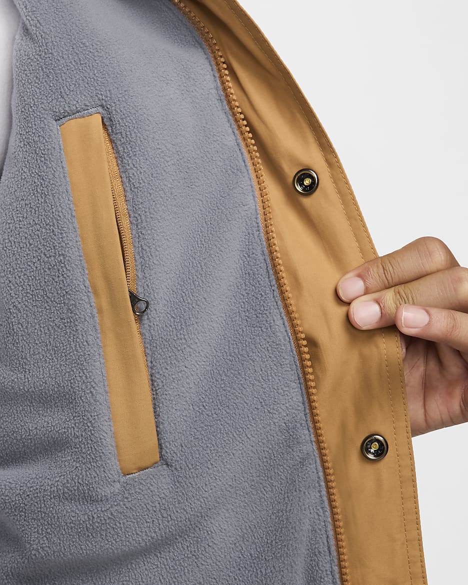 Nike Club Futura Men's Jacket - Flax/White