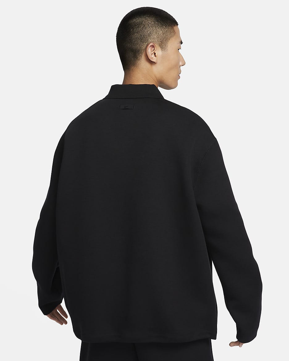 Nike Tech Fleece Reimagined Men's Polo - Black