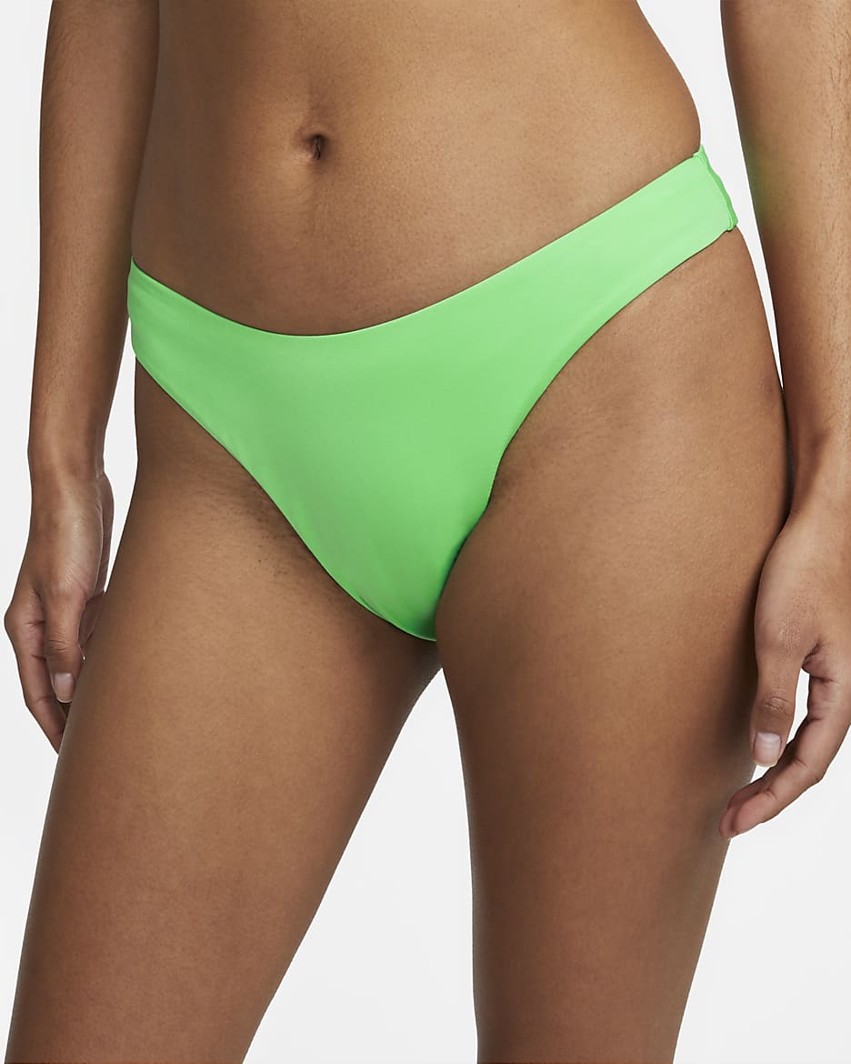 Nike Essential Women's Sling Bikini Swim Bottom - Electric Algae