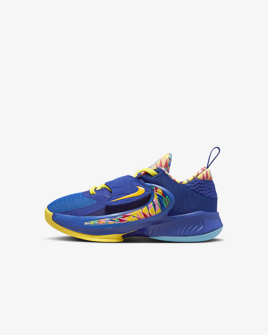 รองเท้าเด็กเล็ก Freak 4 SE - Deep Royal Blue/Opti Yellow/Bright Crimson/University Gold