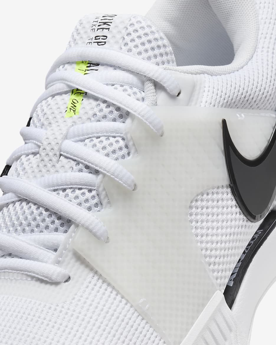 Tenis de tenis para cancha dura para mujer Nike Zoom GP Challenge 1 - Blanco/Blanco/Negro