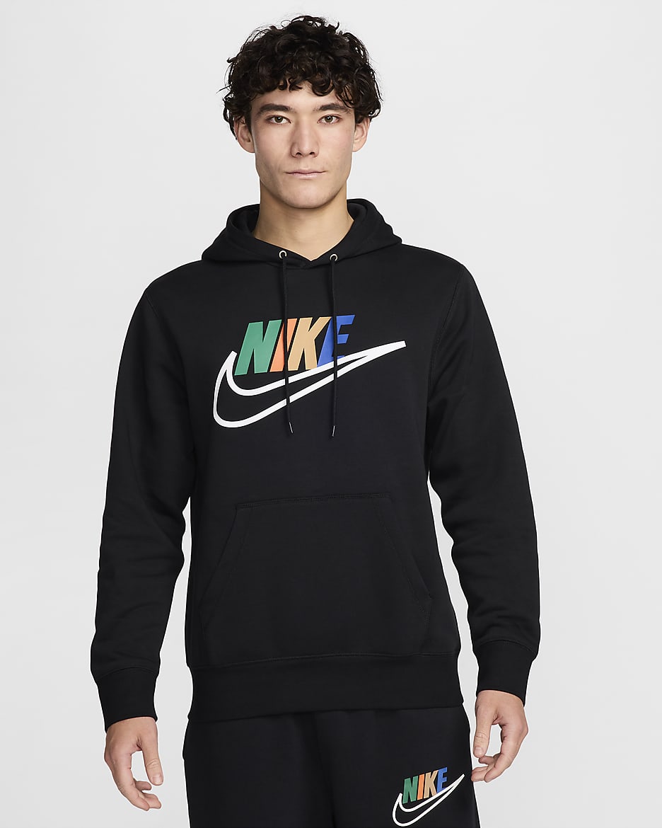 Nike Club Men's Fleece Hoodie - Black