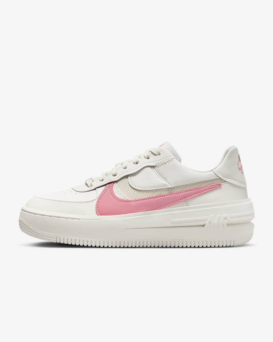 Nike Air Force 1 PLT.AF.ORM Women's Shoes - Sail/Coconut Milk/Sea Coral/Coral Chalk