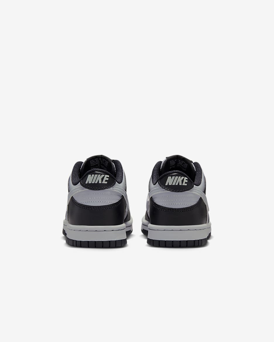 Nike Dunk Low Older Kids' Shoes - Black/Wolf Grey