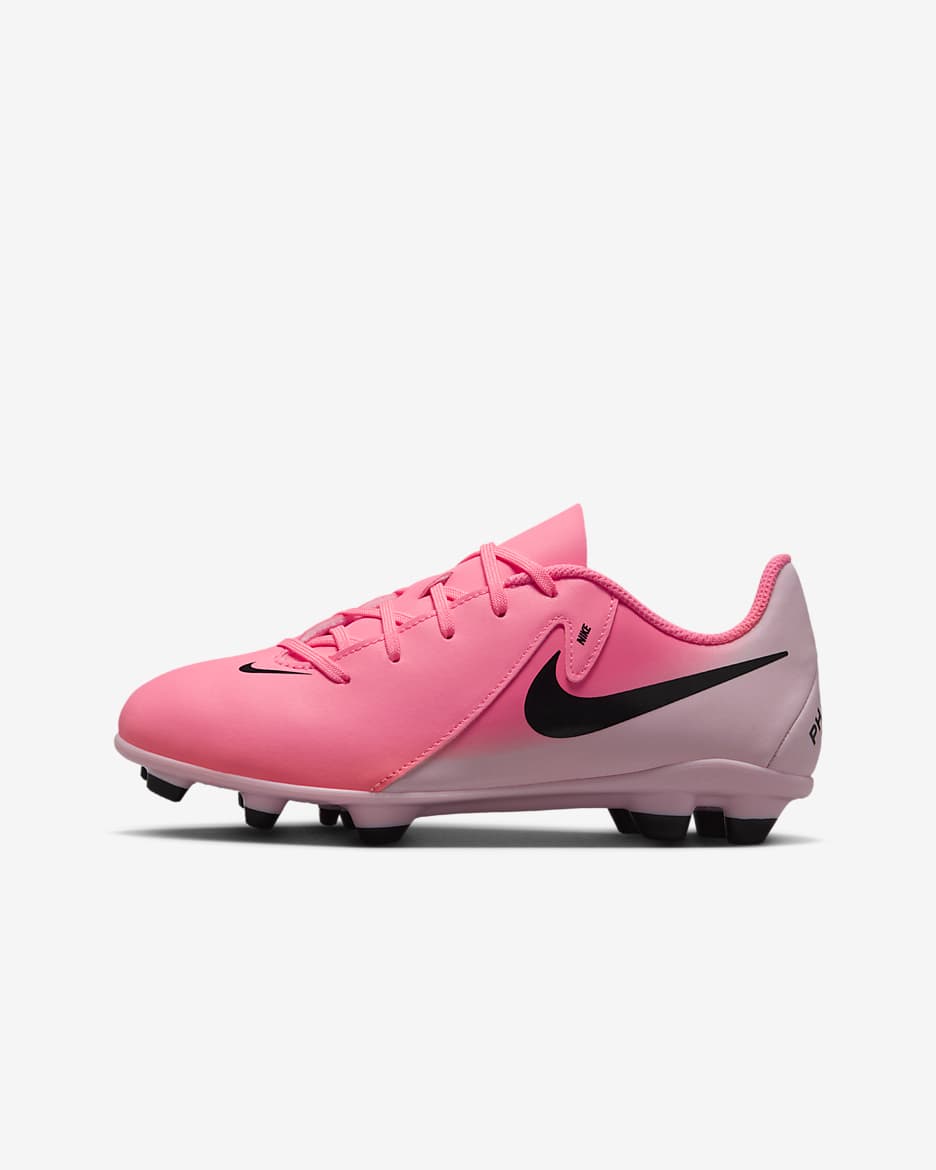 Nike Jr. Phantom GX 2 Club MG alacsony szárú, stoplis futballcipő gyerekeknek/nagyobb gyerekeknek - Sunset Pulse/Fekete