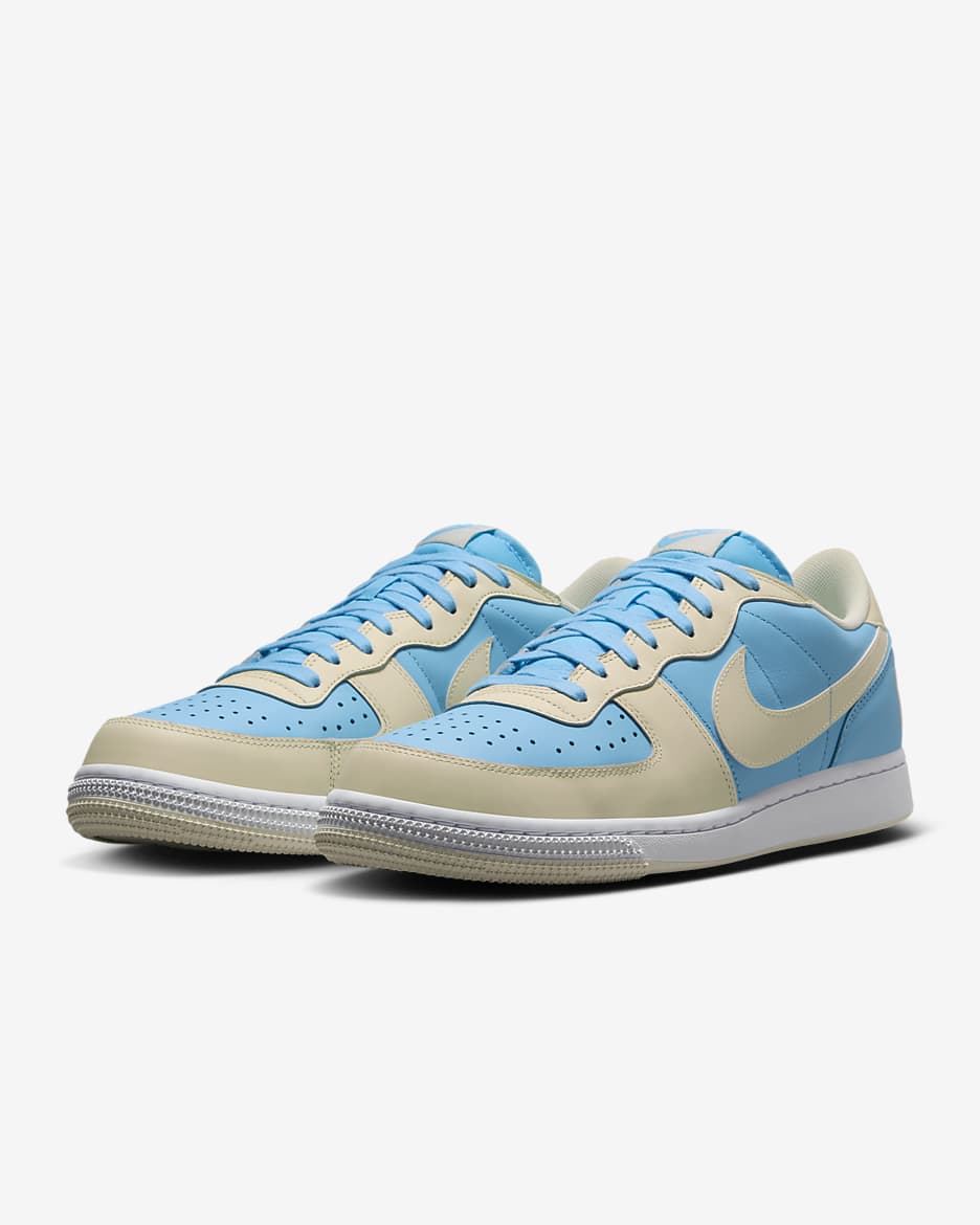 Nike Terminator Low Men's Shoes - Aquarius Blue/White/Coconut Milk