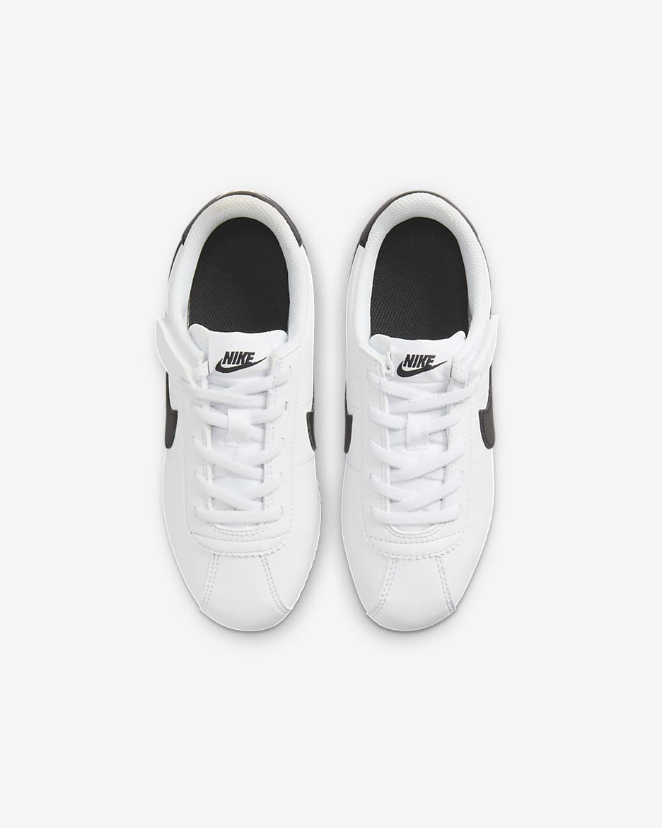 Nike Cortez EasyOn Little Kids' Shoes - White/Black