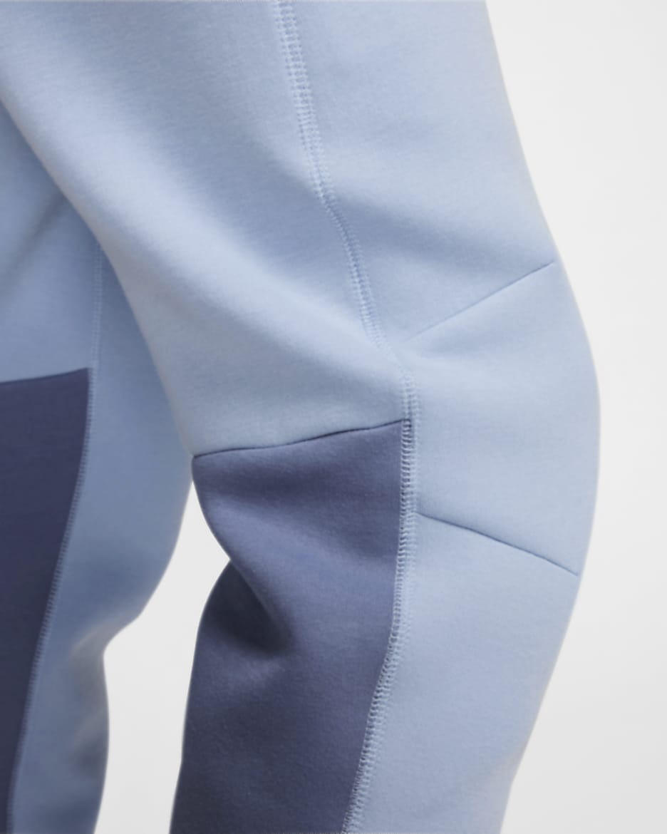 Joggingbyxor Nike Sportswear Tech Fleece för män - Light Armory Blue/Ashen Slate/Vit