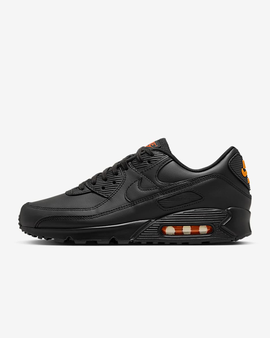 Sapatilhas Nike Air Max 90 para homem - Preto/Laranja Safety/Preto