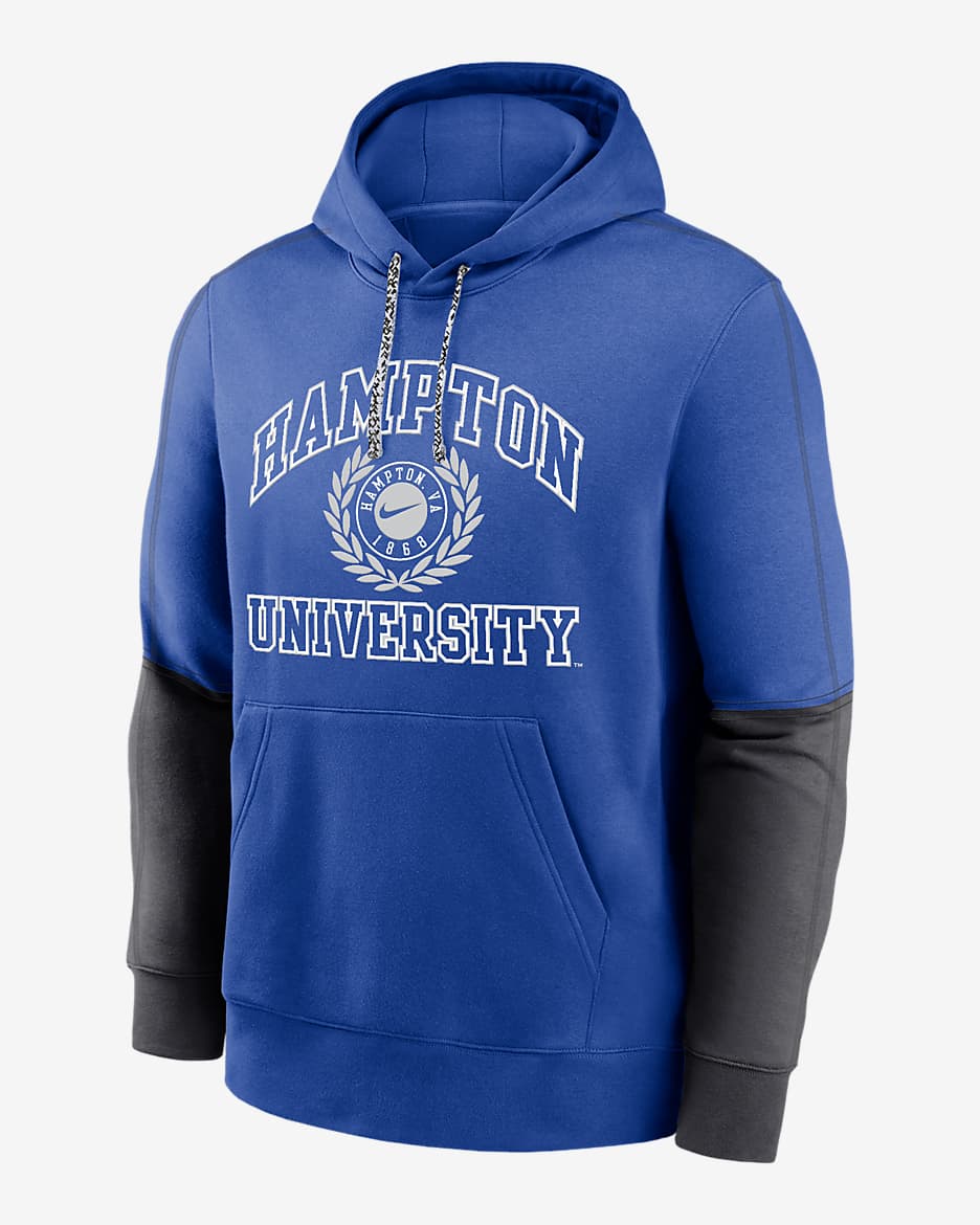 Sudadera con gorro sin cierre universitaria Nike para hombre Hampton Club Team Issue - Royal juego