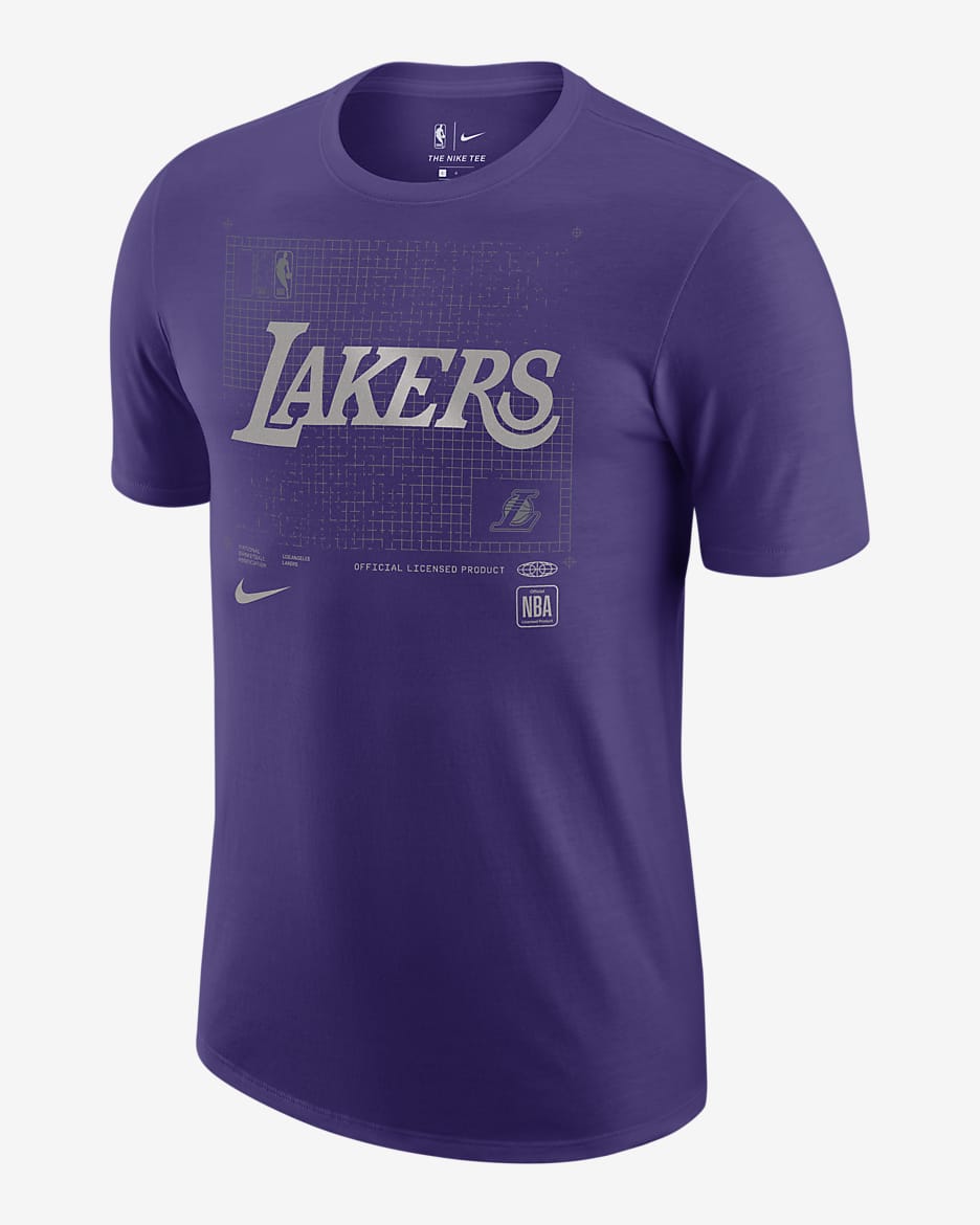 Los Angeles Lakers Courtside Chrome Men's Nike NBA T-Shirt - Court Purple
