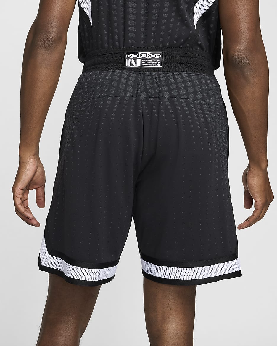 Short de basket 20 cm Nike Dri-FIT ADV pour homme - Noir/Anthracite/Blanc