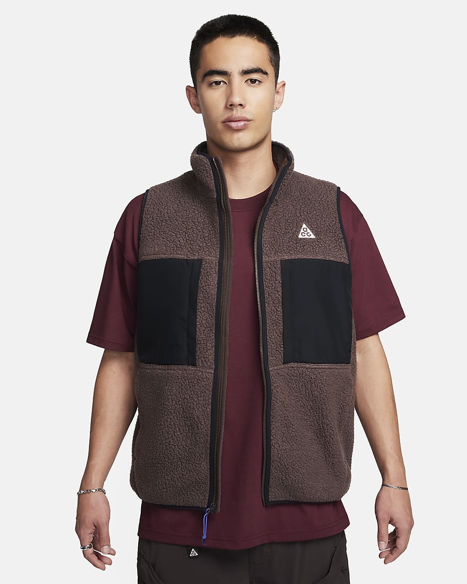 Nike ACG "Arctic Wolf" Men's Vest - Baroque Brown/Black/Summit White
